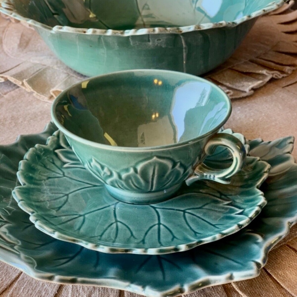 GORGEOUS RARE Vintage Woodfield by Steubenville Pottery Plate Set